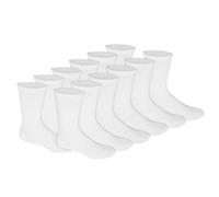 Dickies Herren All Purpose Cushion Crew, Erhältlich in M-XL (6, Lässige Socken, Weiß (12 Paar), X-Large (12er Pack)