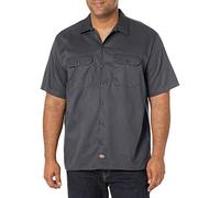 Dickies Herren Arbeitsshirt Flex Twill Kurzarm, Dunkelgrau, XX-Large