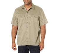 Dickies Herren Short-Sleeve Work Button-Down-Shirt, Desert Sand V1, 5X-Large Groß