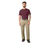 Dickies Herren-Arbeitshose, lockere Passform, Doppelknie, Khaki, 30W / 30L