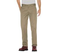Dickies Herren Slim Straight Work Pants Hose, Khaki, 34W / 30L