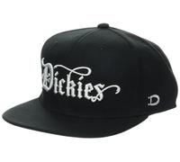 Dickies Herren Bestickter Flacher Krempe Hut, Schwarz, Einheitsgröße