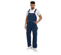 Dickies Herren Bib Overall Loose Fit Jeans, Blau (Indigo Blue), One size /L32 (Herstellergröße: 46/32)