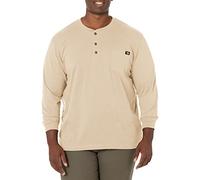 Dickies Herren Big & Tall Langarm Heather Heavyweight Henley Shirt