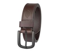 Dickies Herren Casual Leather Belt Gürtel, braun, Taille : 44