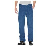 Dickies, Herren, Denim-Jeans, regular, mit 5 Taschen, INDIGO-BLAU, 38W / 34L