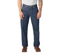 Dickies, Herren, Denim-Utility-Jeans, legere Passform, GESPÜLT INDIGOBLAU, 32W / 32L
