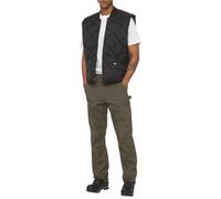 Dickies Weste Diamond – diamantgesteppte Weste Schwarz Größe L