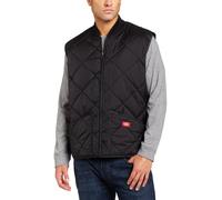 Dickies Herren Diamond Quilted Nylon Weste Big, Schwarz V1, 3XL