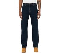 Dickies, Herren, Dickies Denim-Zimmermannshose für Herren, DENIM DARK WASH, 34W/32L