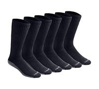 Dickies Herren Dri-tech Feuchtigkeitsregulierende Stiefellänge, Multipack Socken, Schwarz (6 Paar), X-Large (6er Pack)