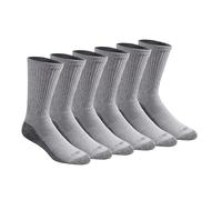 Dickies Herren Dri-tech Moisture Control Crew Multipack Socken, Grau (6 Paar), Medium (6er Pack)