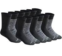 Dickies Herren Dri-Tech Moisture Control Crew Socken Multipack, Schwarz Freilauf (12 Paar), M