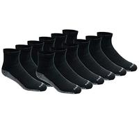 Dickies Herren Dri-Tech Moisture Control Quarter Socken Multipack - Schwarz -