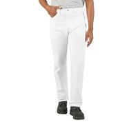 Dickies Herren Flex Duck Canvas Utility Malerhose, Weiss/opulenter Garten, 34W / 34L