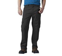 Dickies Herren Flex Duratech Relaxed Fit Ripstop-Cargohose Lässige Business-Hose, Schwarz, 34W / 34L