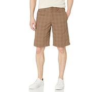 Dickies Herren Flex Regular Fit Plaid Flat Front 11in Lässige Shorts, Pilz, 56