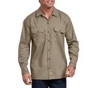 Dickies Herren Flex Relaxed Fit Langarm Arbeitshemd, Wüstensand, XL