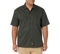 Dickies Herren Freizeithemd Shrt/S Work Shirt, Grün (Olive Green Og), XXL