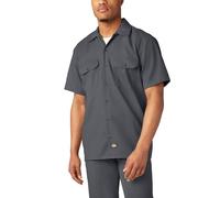 Dickies Herren Freizeithemd Work Shirt Short Sleeved, Charcoal Grey, X-Large (Herstellergröße: XL)