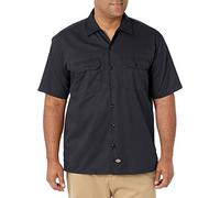 Dickies Herren Freizeithemd Work Shirt Short Sleeved, Schwarz (Black Bk), Medium (Herstellergröße: M)