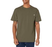 Dickies Herren Heavyweight Crew Neck Kurzarm T-Shirt Henley Shirt Schwarz Olivgr n Small US