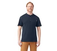 Dickies Herren Heavyweight Henley, Dunkles Marineblau, XX-Large Hoch