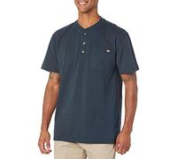 Dickies Herren Heavyweight Henley, Dunkles Marineblau, XX-Large Hoch