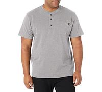 Dickies Herren Heavyweight Henley, Grau meliert, 3XL