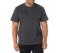 Dickies Herren-Henley, groß, schwer, Anthrazit, Größe 3XL / Tall