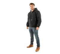 Dickies Herren Hilham Canvasjacke Mit Kapuze, Black, S