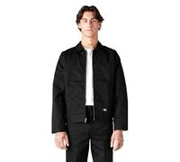 Dickies Herren Isolierte Eisenhower Front-Reißverschluss Jacke, schwarz, Large Hoch