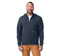 Dickies Herren Hoodie mit durchgehendem Reißverschluss Fleece-Jacke, Dunkles Marineblau, Small