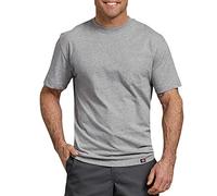 Dickies Herren Kurzärmelig, Schwerer Rundhalsausschnitt Arbeits-T-Shirt, Meliert, grau, 4X-Groß