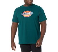 Dickies Herren Kurzärmeliges Dreifarbiges Logo-Grafik T-Shirt, Wald, XL