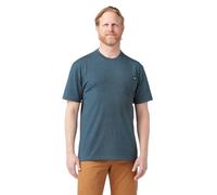 Dickies Herren Kurzärmeliges, Schweres Rundhalsausschnitt und Tasche T-Shirt, Baltic Blue Heather, XX-Large