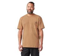 Dickies Herren Kurzärmeliges, Schweres Rundhalsausschnitt und Tasche T-Shirt, Braune Ente Heather, L