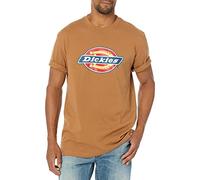 Dickies Herren Kurzarm Tri-Color Logo Graphic T-Shirt, Braune Ente, M