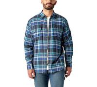 Dickies Herren L/S Flex Flanellhemd, Dunkles Denim, L