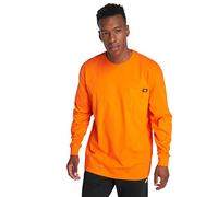 Dickies Herren Pocket Tee L/S Langarmshirt, Orange (Orange OR), Large (Herstellergröße: L)