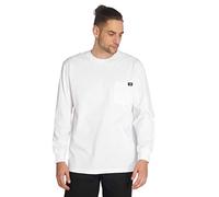 Dickies Herren Pocket Tee L/S Langarmshirt, Weiß (White WH), Large (Herstellergröße: L)