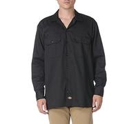 Dickies Herren Langarm Flex Twill Arbeitsshirt Big, schwarz, 3X-Groß