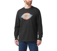 Dickies Herren Langarm Tri-Color Logo Graphic T-Shirt, Strick schwarz, 2X