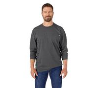 Dickies Herren Long Sleeve Heavyweight Crew Neck Arbeits T Shirt, Anthrazitgrau Meliert, XL EU