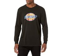 Dickies Herren Long Sleeve Regular Fit Logo Tee T-Shirt, Schwarz V1, Mittel