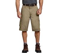 Dickies Herren Mens 13 Inch Loose Fit Cotton Cargo Short Sportshorts, Gespültes Khaki V1, 54 DE