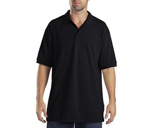 Dickies Herren-Poloshirt, kurzärmelig, Piqué, Schwarz V1, Klein