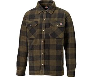 Dickies Herren Portland Langarm-Polsterhemd aus Polyester-Fleece M