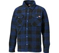 Dickies Herren Portland Langarm-Polyester Polar Fleece gepolstertes Hemd XL