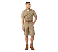 Dickies Herren Regular Fit Freizeit Hemd Shrt,Braun,50 Waist x Regular54
